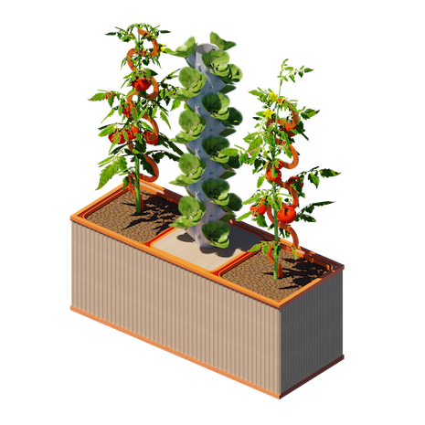 Yield “I want to start growing my own food” (Size S) greenhouse unit